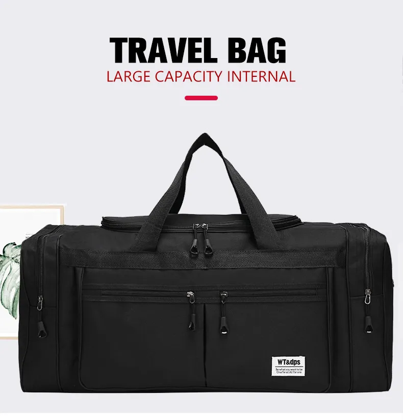 70L Gym Bags Lage Foldable Sport Travel Duffel For Women Men Handbag Multifunction Large 70CM Weekender Bag_voghion.com