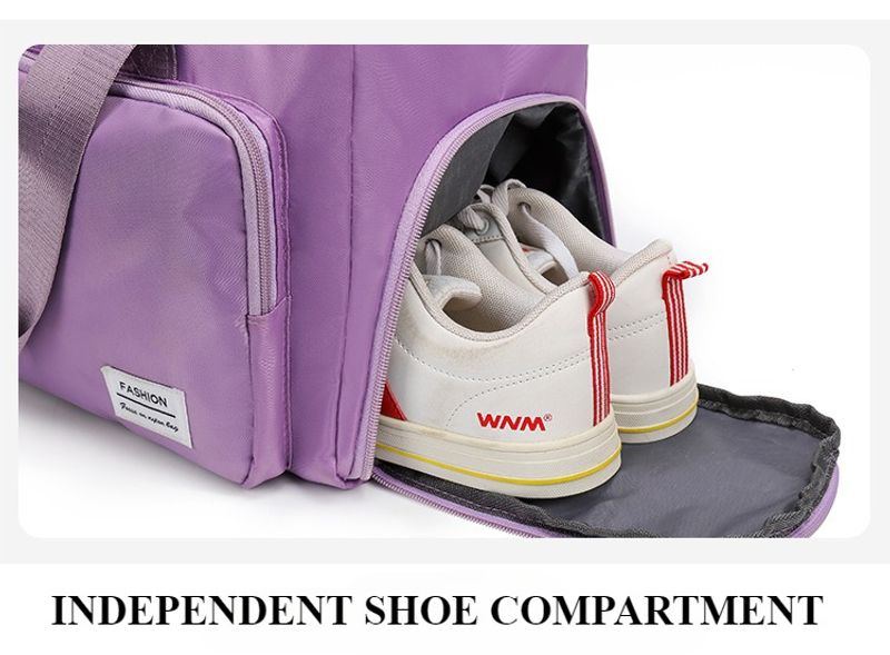 Große Kapazität Kurztrip-Tasche, Fiess-Tasche, Schwimmtraining, Yoga, Sport Trocken- und Nasstrennung, Mehrere Taschen,_voghion.com