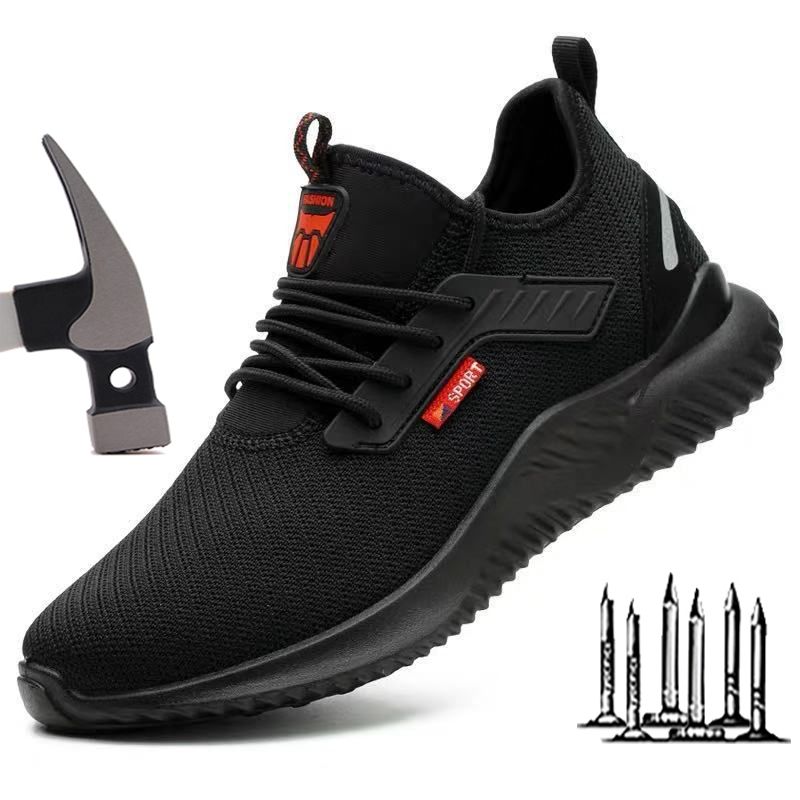 Pantofi de siguranță Trabo Fashion pentru bărbați, ușori și confortabili, pantofi de protecție indestructibili antiglonț_voghion.com