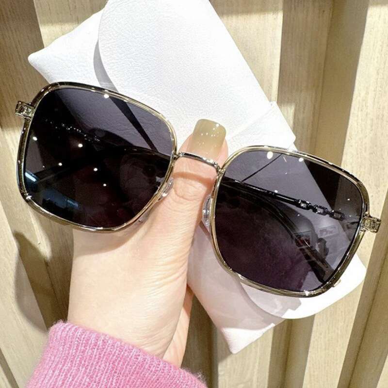 sunglasses, Sunscreen And UV Protection, Large Face Display, Small Glasses, High-grade Feeling,_voghion.com