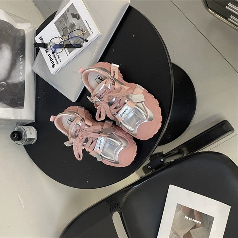 Baixiangni 2024 Otoño/Invierno Nueva edición coreana Cabeza redonda Fondo grueso Bizcocho Versátil Cuero genuino Casual_voghion.com