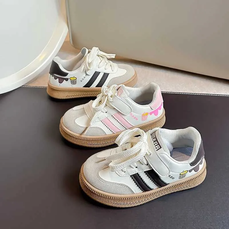 Athletic Outdoor Childrens Skate Girls White 2024 Spring New Fashion Boys Canvas Kids Sports Shoes Unisex Casual_voghion.com