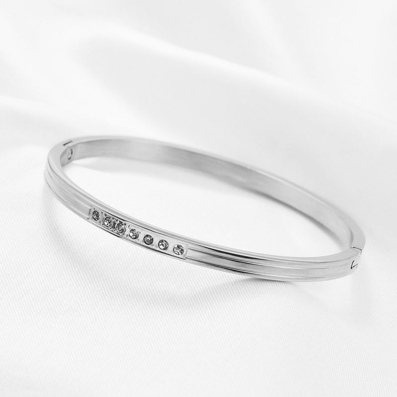 Minimalist Gold Inlaid Zirconium Bangle Bracelet For Couples_voghion.com