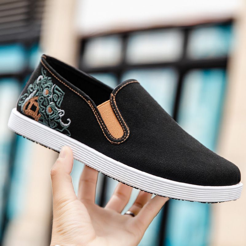 2024 New National Style Men’s Breathable Canvas Shoes_voghion.com