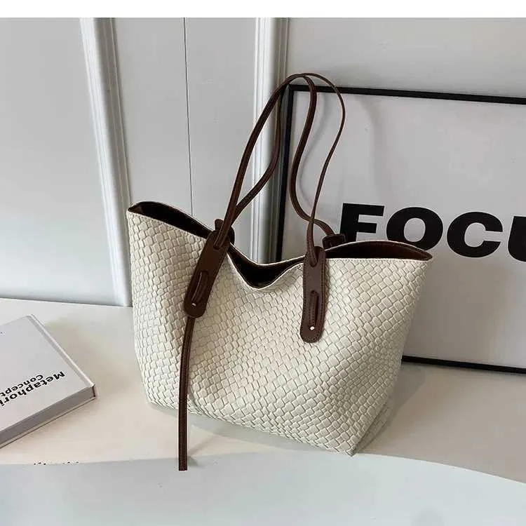 Borse a mano di grande capacità per le donne 2023 inverno PU pelle tendenza moda borsa a tracolla laterale vintage shopper shopping ufficio_voghion.com