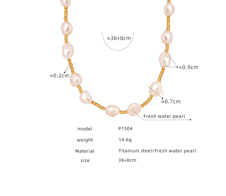 Ketten Mode Süßwasser Perle Frauen Für Halskette Vergoldung Perlen Sommer Böhmische Elegante Schmuck Party Geschenk Verkauf_voghion.com