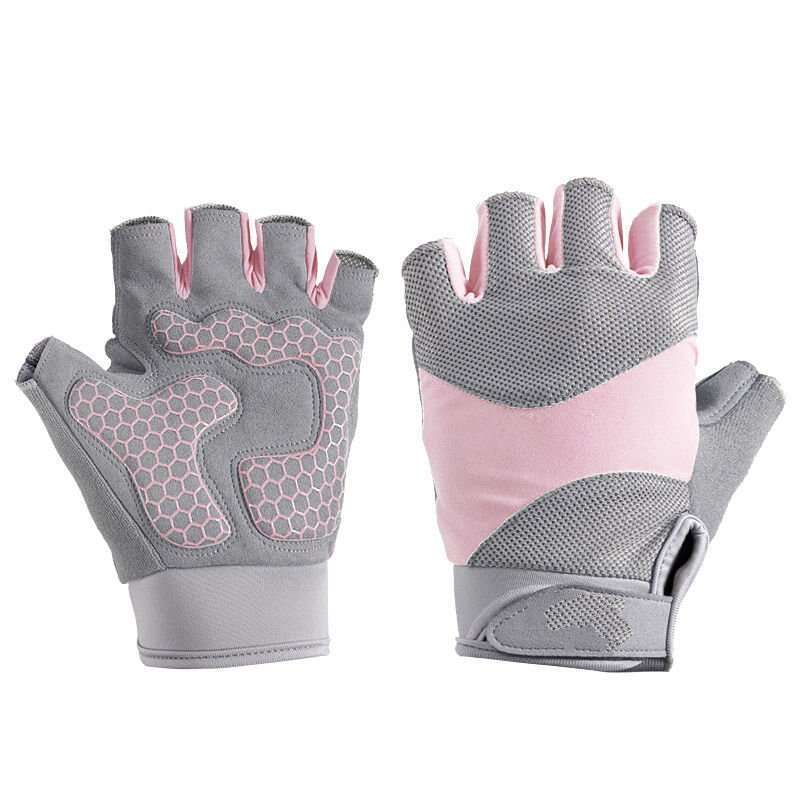 【 Coleção 20000 Pessoas 】 Luvas esportivas de fitness para mulheres e homens, Kettlebells antiderrapantes e com absorção de choque, espessados_voghion.com