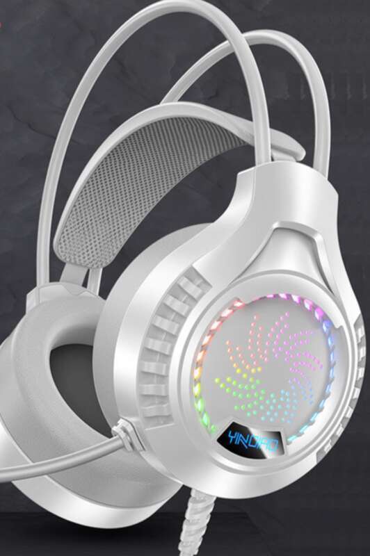 Silver Eagle Q7 Computer Headworn Wired Esports Game Earphones Desktop Laptop Listening And Positioning Microphone_voghion.com