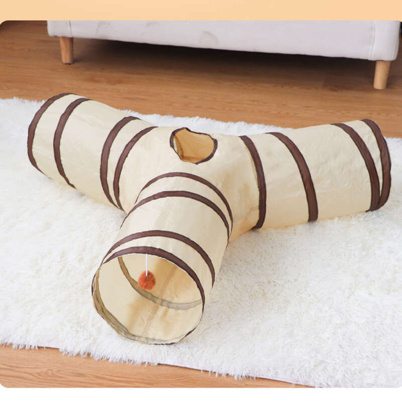 Polyester Foldable And Storable Integrated Pet Storage Wholesale Cat Tunnel Toys For All Seasons_voghion.com