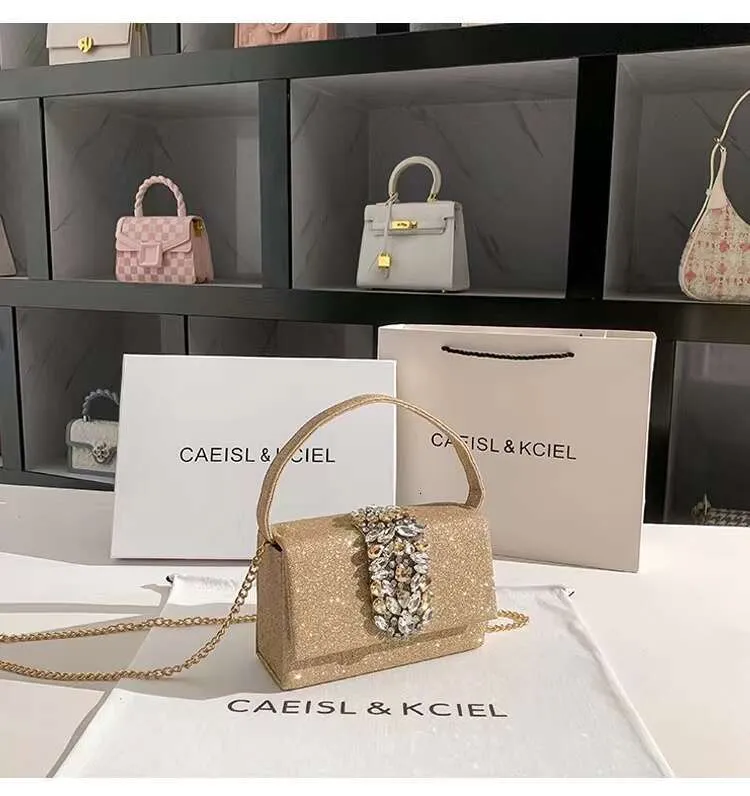 Borsa a mano quadrata glitterata da donna alla moda, in cristallo lucido, da sera, per matrimonio, festa, pochette, borsa a tracolla da donna_voghion.com