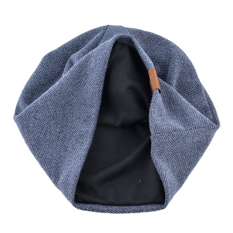 Unisex Spring Autumn Pullover Casual Loose Knitted FS Leather Label Winter Men And Women With Veet Outdoor Baotou Hat_voghion.com