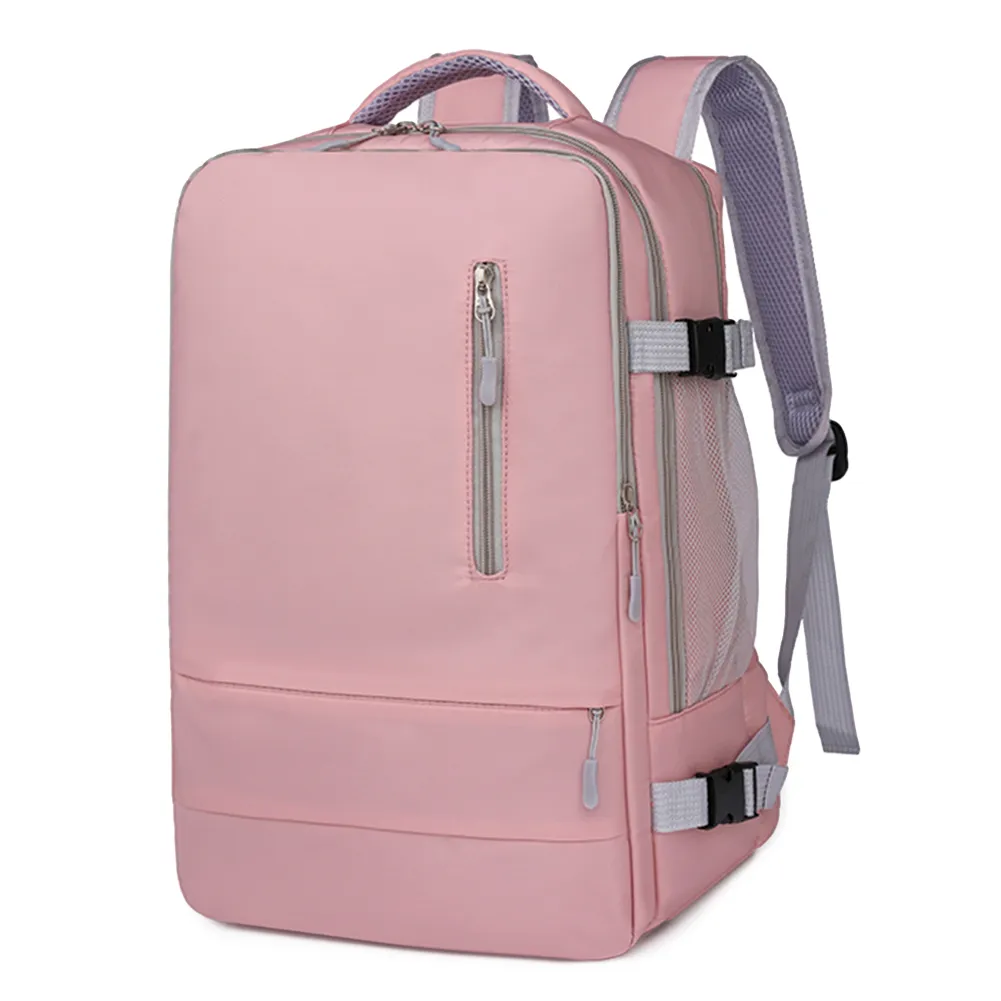 Borsa casual unisex con tasche multiple, zaino, tasca per scarpe, impermeabile, con porta USB per riporre oggetti inutili_voghion.com