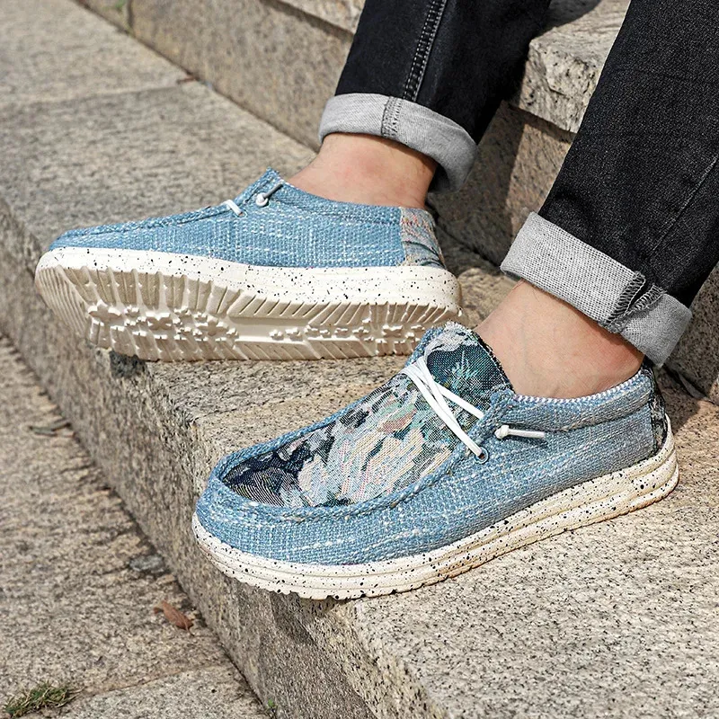 Canvas Sneakers Casual Fashion Denim Atmungsaktive Herren Walking Flats Outdoor Plus Size 49 Herrenschuhe Loafers 240626_voghion.com