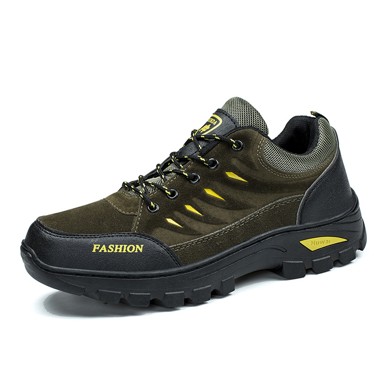 LazyZoom 2025 Hiking Korean Style Trendy Men's Casual Sports Outdoor Trekking Comfortable Work Shoes