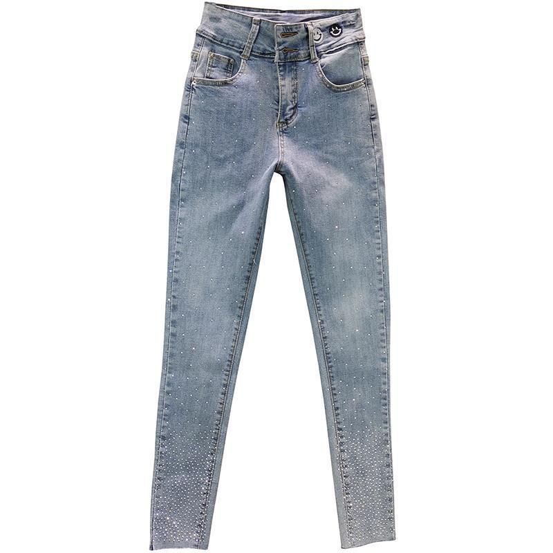 Kvinnors nya, stretchiga slim fit kraftiga hetborrade pennbyxor för kvinnor_voghion.com