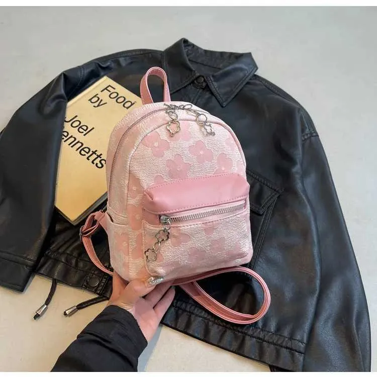 Kleiner Damen Blumen Mini Rucksack Für Freizeit Und Alltag_voghion.com