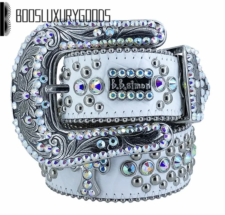 Ceinture BB de haute qualité strass bling MICHAEL femme hommes ceintures de créateur KOR cadeau d'anniversaire SACS À MAIN cintura uomo bleu_voghion.com