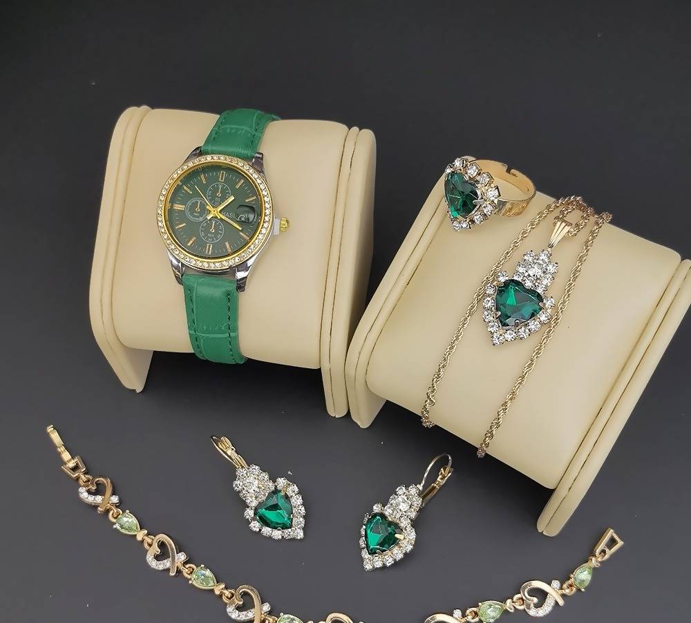 Set orologio elegante da donna con bracciale idea regalo chic_voghion.com