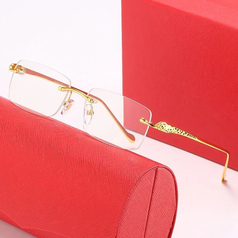 Lunettes de soleil de créateur pour hommes et femmes, marque rectangulaire sans cadre, Sier Tiny Silk Fashion Carti, montures de lunettes de soleil_voghion.com