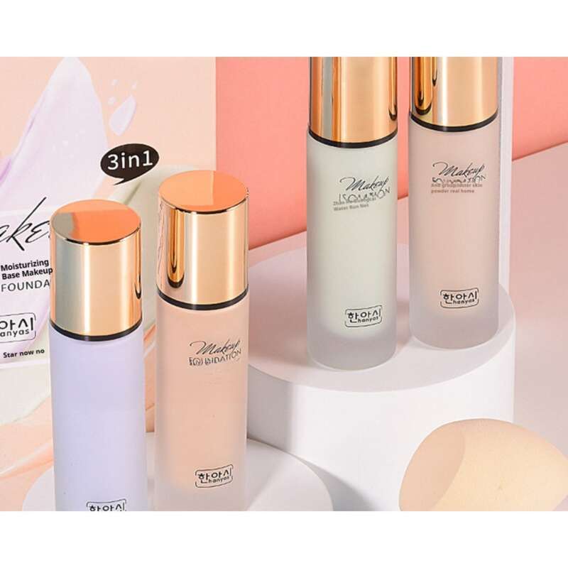 Fugtgivende, lysnende basissæt Gavesæt Lotion Foundation_voghion.com