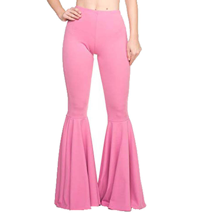 Kadın Deniz Kızı Büyük Yüksek Bel Slim Fit Elastik Günlük Pantolon_voghion.com