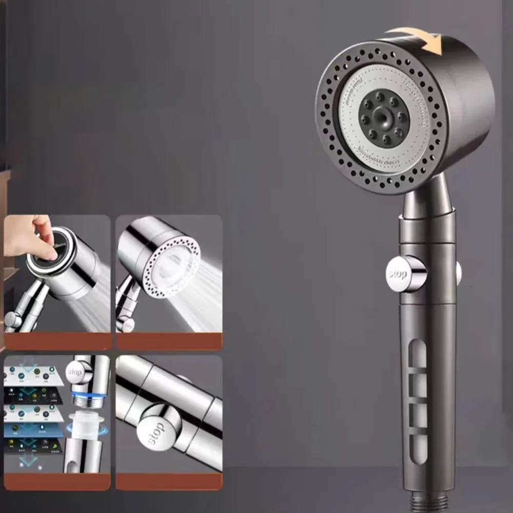 ACZT Quality Goods 5-Mode Handheld Shower Set - High Pressure & One-Touch Control_voghion.com