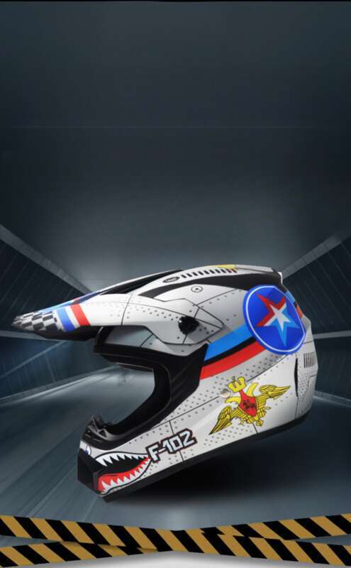Casco da motocicletta Go Kart per adulti piccolo e leggero in ABS fuoristrada, casco da moto colorato_voghion.com