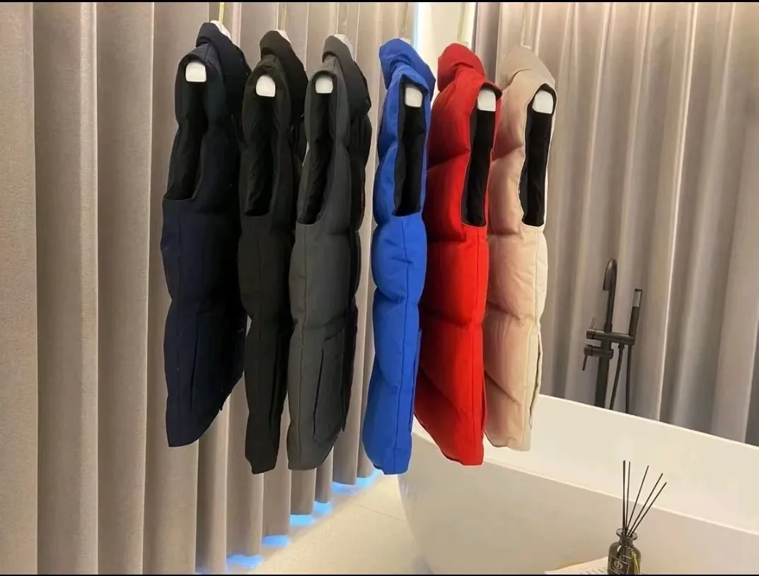 Fashion vests Down vest Keep warm mens stylist winter jacket men and women thicken outdoor coat cold protection size_voghion.com