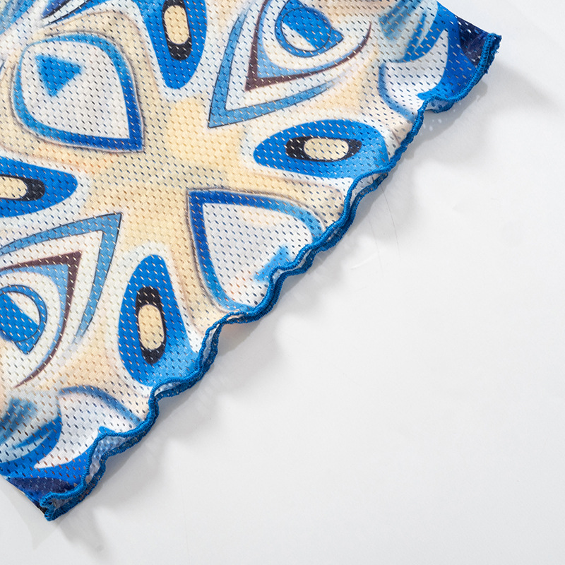 D22TP354 Autunno Nuovo 2024 Girocollo Maglione Manica Lunga Maglia Stampata Ombelico Aperto Top T-shirt Donna_voghion.com