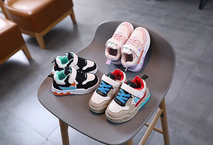 Ragazzi Sneakers Autunno Nuovo Casual per Ragazze Moda Antiscivolo Bambini Studenti Happysteps Bambini Calzature da Esterno Scarpe Basse_voghion.com