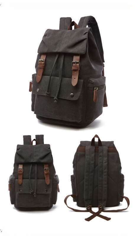 Canvas Computer Korean Version, Fashion Backpack, Student Bag, Travel Backpack_voghion.com