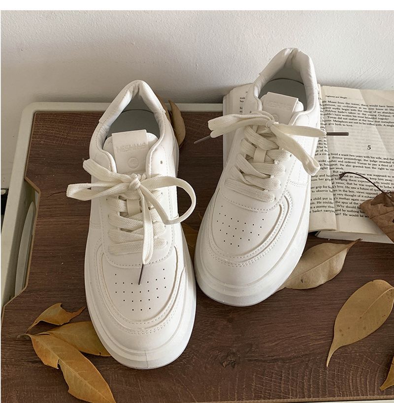 Versatile sophisticated, with increased thickness white soles. Women's 2024 new autumn and winter lightweight American_voghion.com