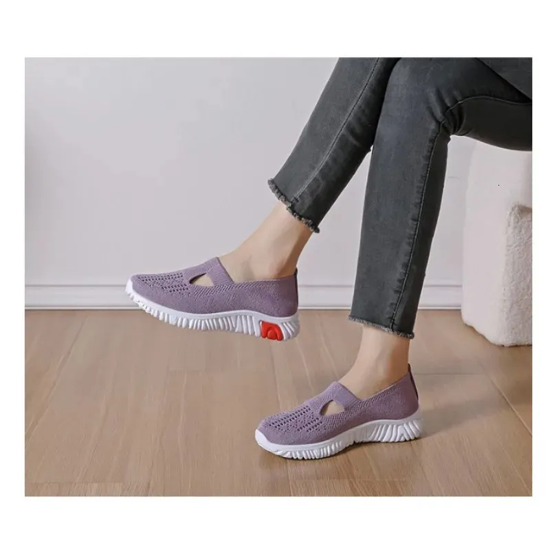 Orthopädische Schuhe für Damen, Stoff, lässig, bequem, weich, atmungsaktiv, flache Tennisschuhe für Damen 240627_voghion.com