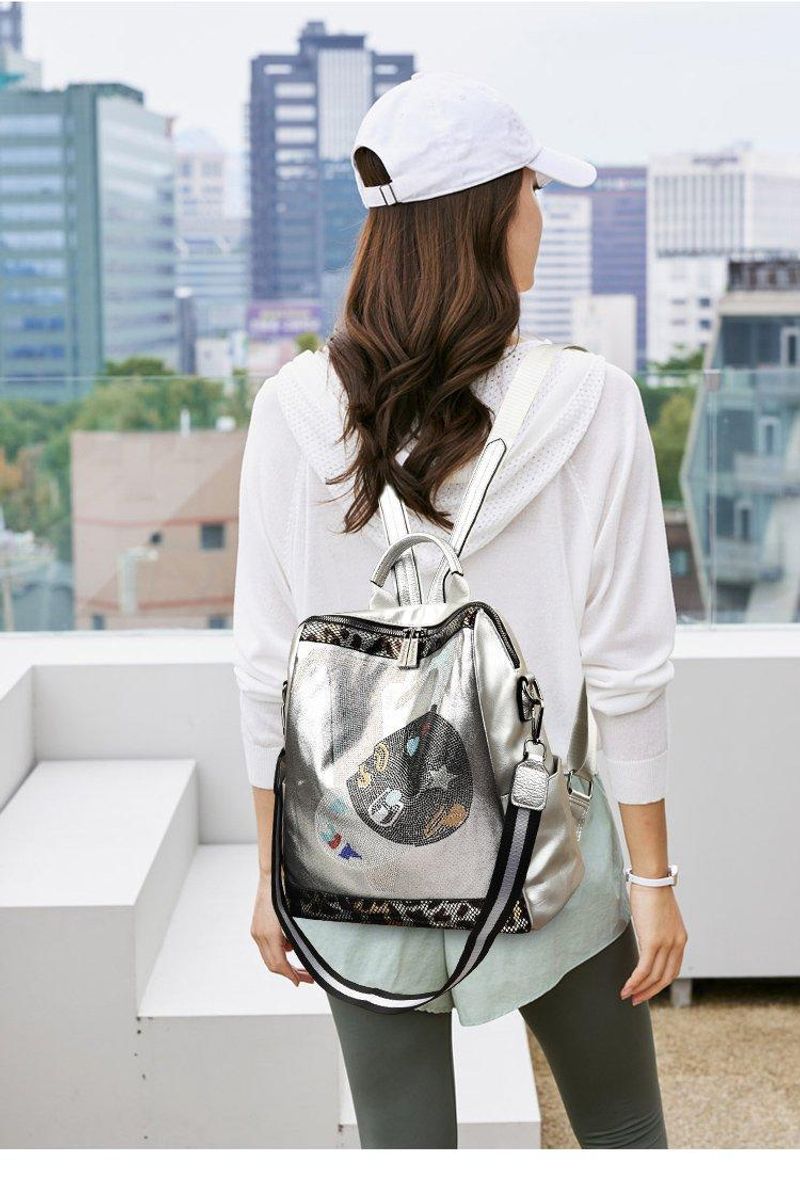 Rhie Women's 2024 Nuovo Zaino Versatile in Pelle di Alta Qualità Grande Capacità Borsa a Tracolla Casual Moda_voghion.com