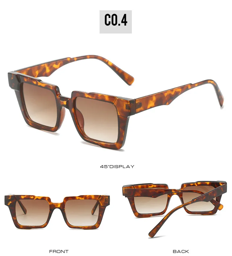 Sonnenbrille D&T 2024 Mode Wrap Frauen Männer Vintage Bunte Linsenrahmen Marke Designer Vielseitiger Casual Augenschutz_voghion.com