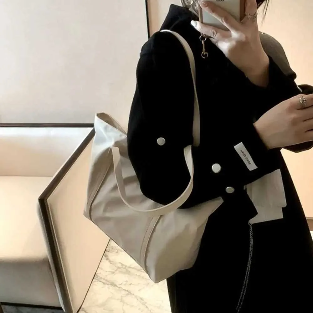 Elegant Tote Bag Shoulder Handbag Oxford Fabric Large Capacity_voghion.com