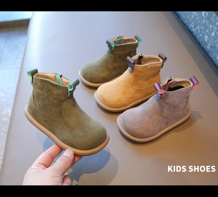 Herbst Winter Baby Jungen Mädchen Oxford Wildleder Kinder Casual Kidsnest Outdoor Anti-rutsch Kleinkind Schuhe Plüsch_voghion.com