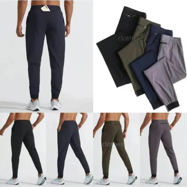 2024 pants Men's Jogger Long Pants Sport Yoga Outfit Quick Dry Drawstring Gym Pockets Sweatpants Trousers Mens Casual_voghion.com