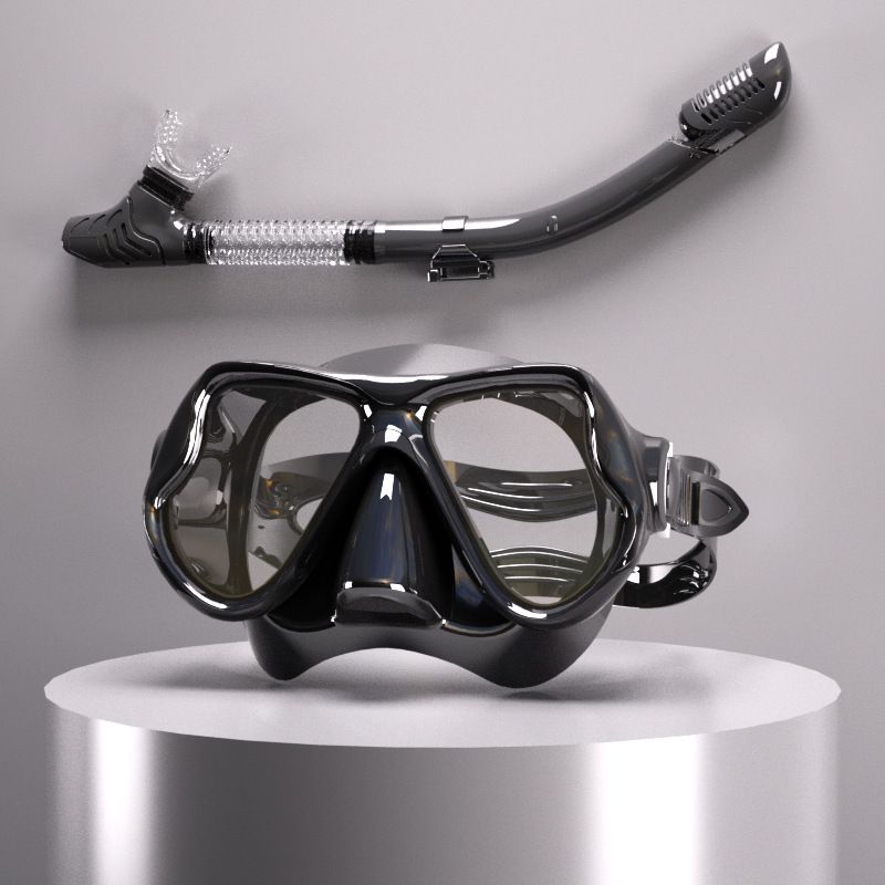 Snorkel nose protector A full dry diver set with snorkel mask_voghion.com