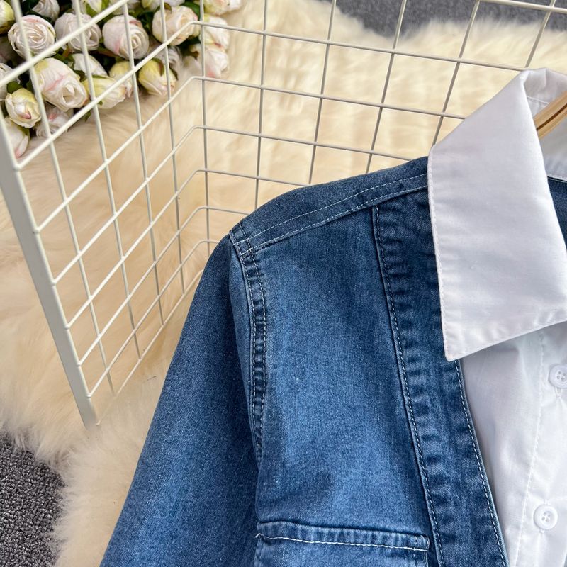 Women's spring and autumn new version of the mid-length shirt dress_voghion.com