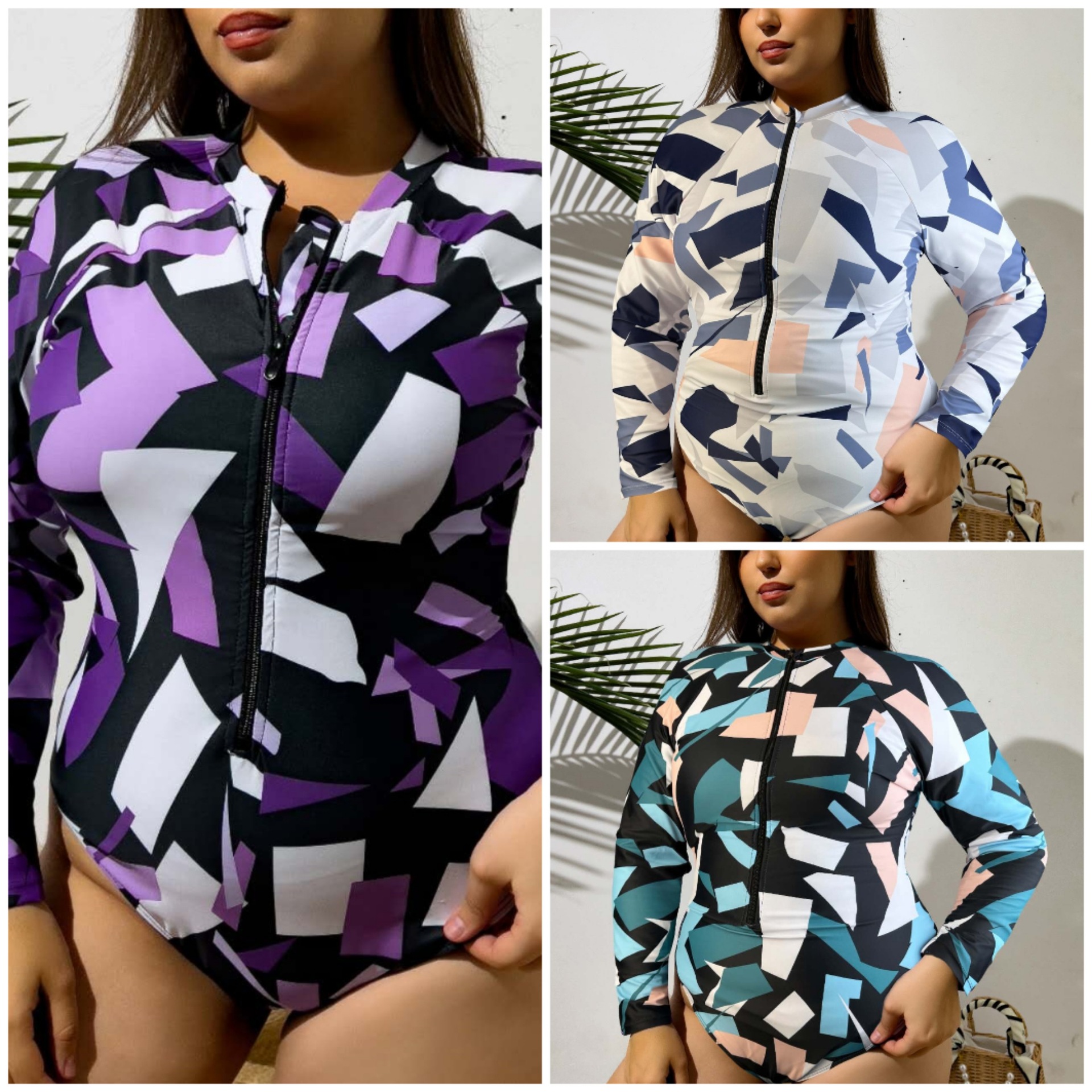 Maillot de bain une pièce Sexy pour femmes, grande taille, taille haute, Bikini_voghion.com