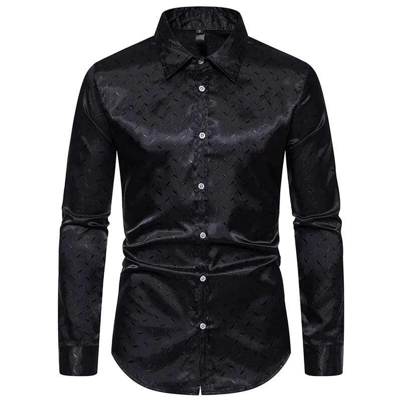 Neu Herren Langarm Button-Down-Hemden mit regulärer Passform, knitterfreies Freizeithemd mit Kragen_voghion.com