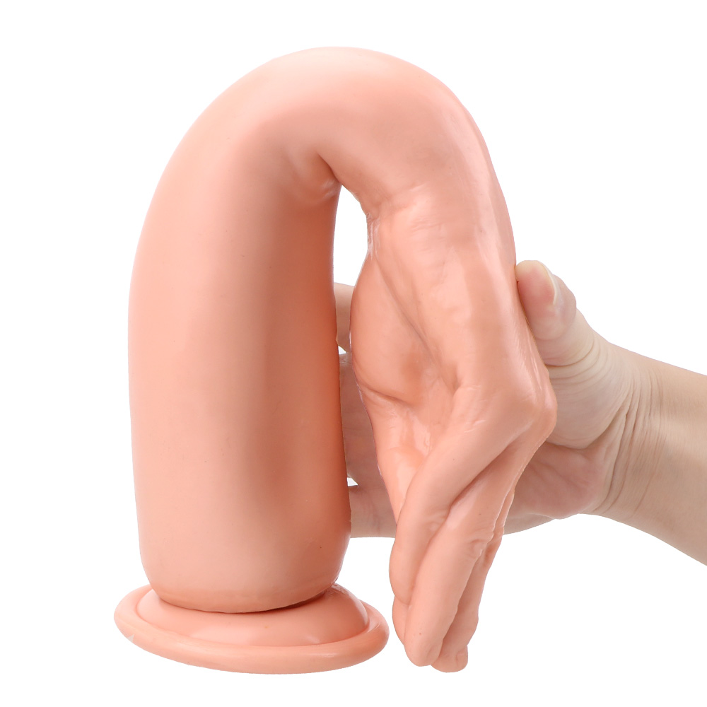 Yetişkin Ürünleri Süper Büyük Silikon Erotik Seks Oyuncakları Kadın Erkek Eşcinsel Yapay El Şekli Popo Doldurulmuş Yapay Penisler Anal Fiş İçin_voghion.com