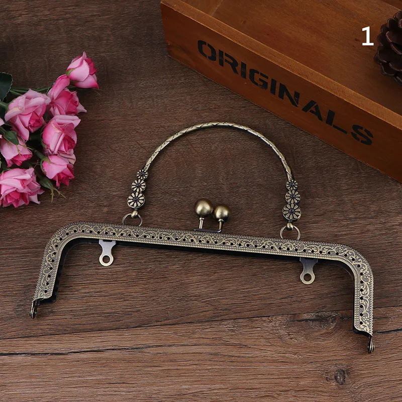 1 borsa quadrata in argento con chiusura a scatto, con telaio in metallo, per realizzare borse fai da te, accessori di grandi dimensioni_voghion.com