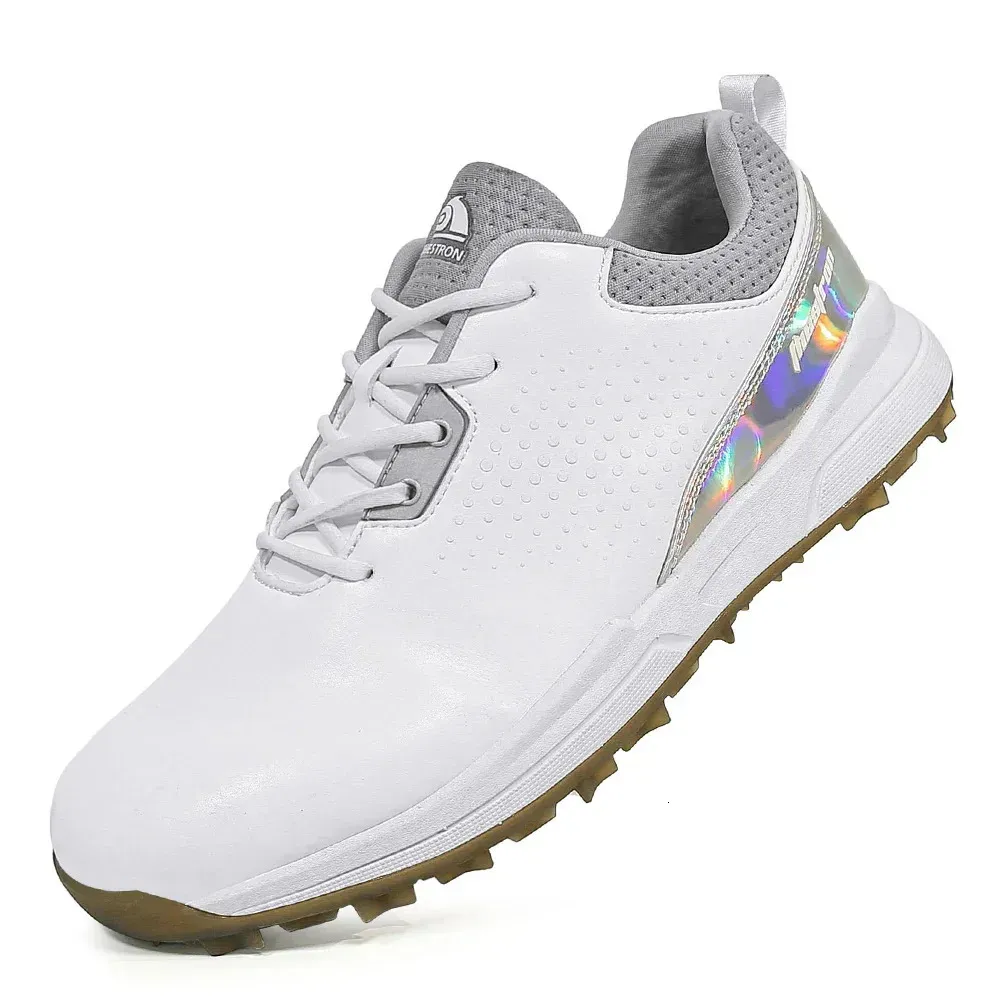 Waterproof Golf Sneakers For Men Spikeless Outdoor Walking Shoes_voghion.com