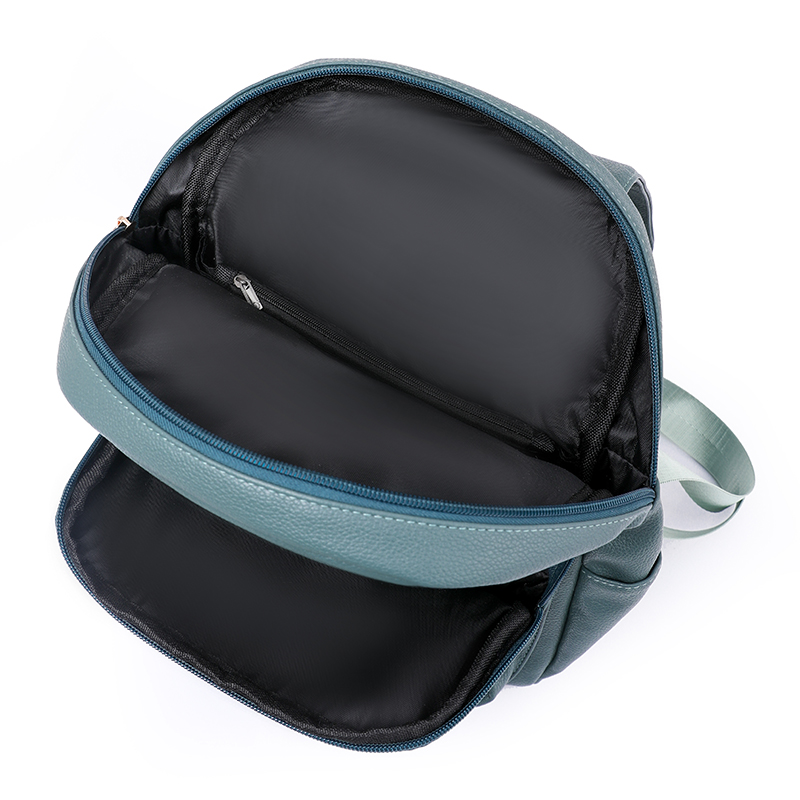 Deri Moda Kadın Sırt Çantası Açık Seyahat Çantası Büyük Kapasiteli Kız Okul Çantası Günlük Knapack Mochila Feminina Kesesi_voghion.com