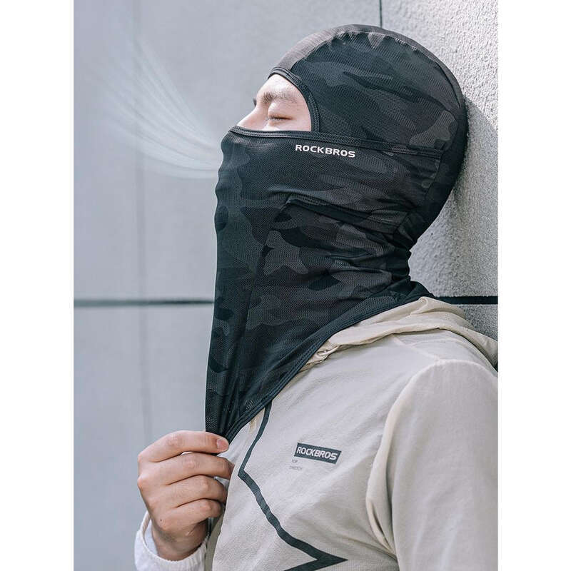 【 2,606 milhões de pessoas colecionam esta marca 】 Rock Brothers Primavera Verão Protetor Solar Fones de ouvido Outdoor Ice Silk Motocicleta_voghion.com
