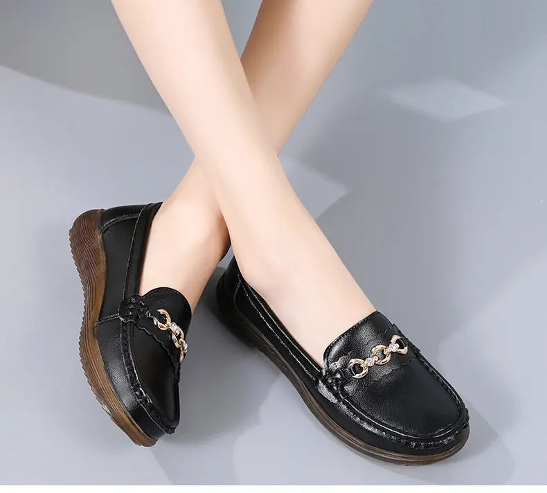 Comfortable Soft Sole Non-slip Flat Beanie Women's Casual Shoes_voghion.com