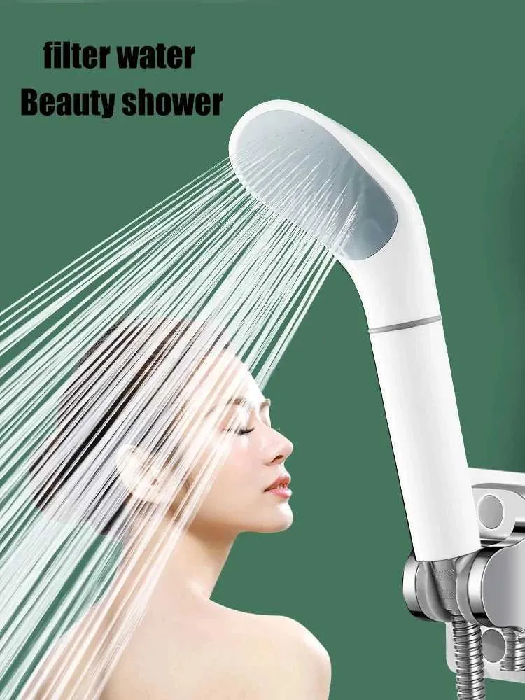 Higher Quality Rainfall Shower Head Handheld Purify Filter Spray Nozzle Water Saving High Pressure Household Bathroom_voghion.com
