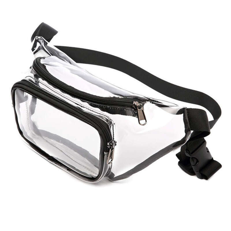 Cintura transparente, grande capacidade, armazenamento de viagem portátil, bolsa esportiva para atividades ao ar livre, à prova d'água e poeira, o mesmo estilo_voghion.com
